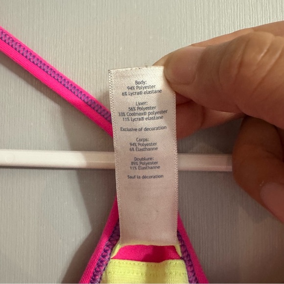 Ivivva by Lululemon Pink Racerback Activewear Tank Top Size 10 - Picture 6 of 10